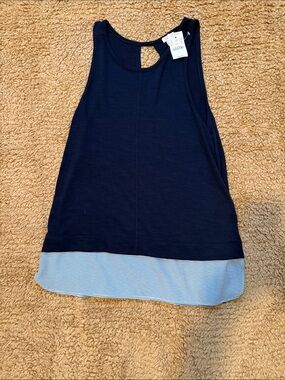 J. Crew Navy Sleeveless Tank Top